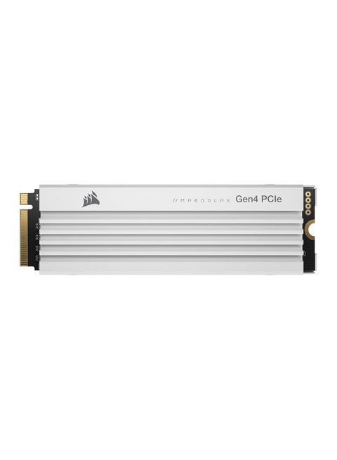 MP600 PRO LPX 2TB M.2 NVMe PCIe x4 Gen4 SSD - Optimised for PS5 (Up to 7,100MB/sec Sequential Read & 6,800MB/sec Sequential Write Speeds, High-Speed Interface, Compact Form Factor) White 2 TB