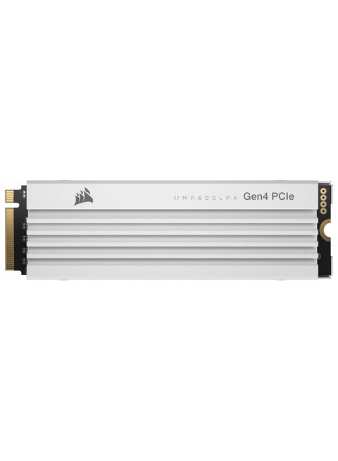 MP600 PRO LPX 1TB M.2 NVMe PCIe x4 Gen4 SSD - Optimised for PS5 (Up to 7,100MB/sec Sequential Read & 5,800MB/sec Sequential Write Speeds, High-Speed Interface, Compact Form Factor) White - 1 TB