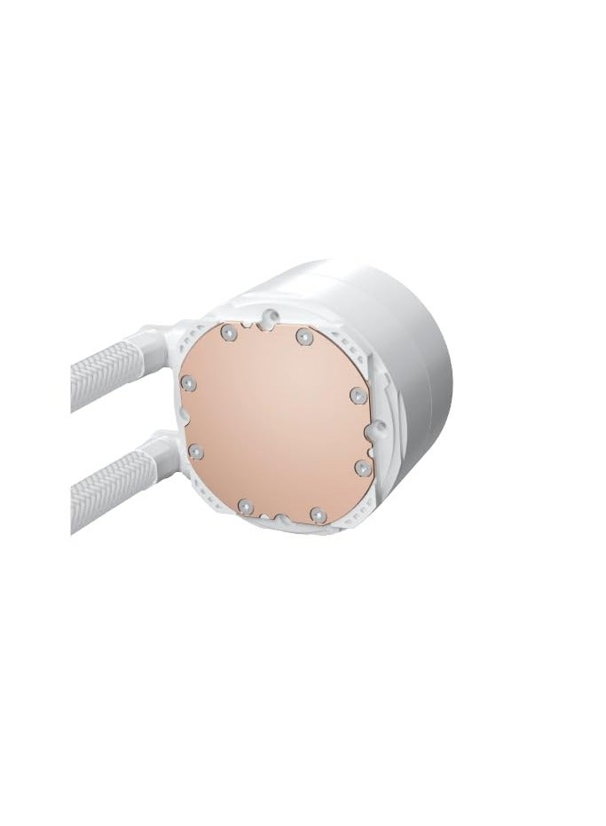 Xigmatek FENIX 240 ARCTIC AIO ARGB CPU Liquid Cooler - LGA 1700/1200/115X and AM5/AM4 Brackets, High Density Aluminum Radiaor, MINI ARGB Controller and Tube Clips Included | White  - Image 5