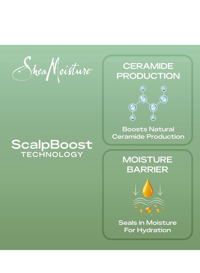 SheaMoisture Strengthening Scalp & Hair Oil Rosemary & Vegan Collagen to Promote Length Retention & Invigorate the Scalp, with ScalpBoost Technology, 2 oz - Image 4