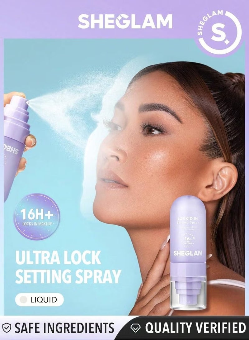 شيجلام Lock'd In Setting Spray Clear - Image 3