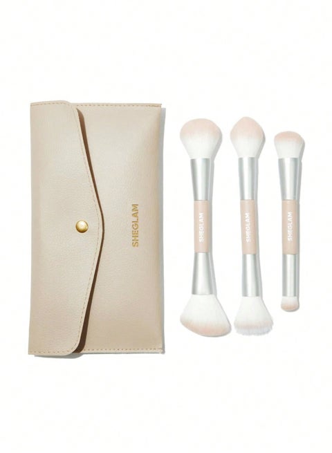 Glam 101 Face Essentials Brush Set Multicolour
