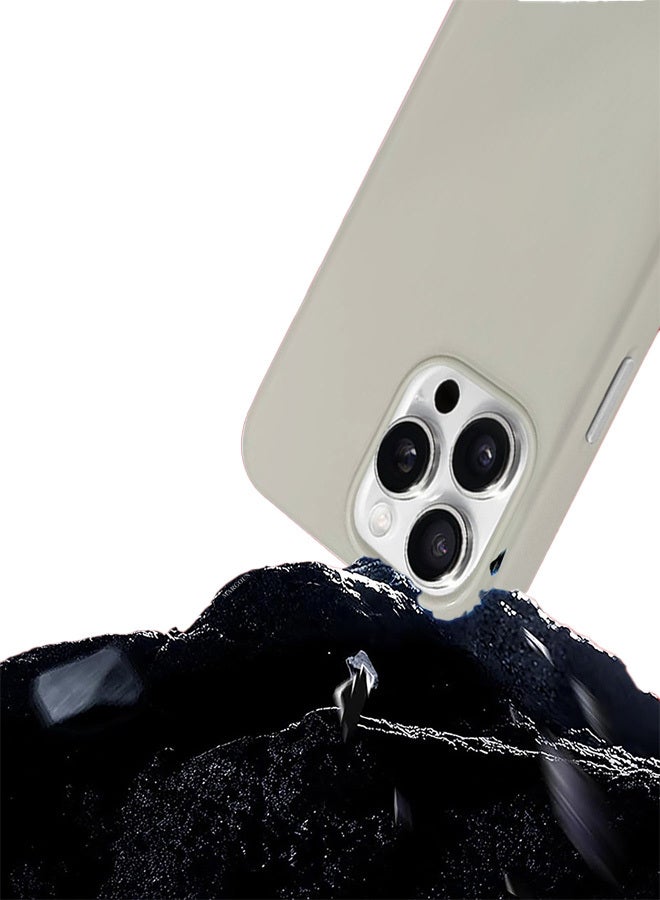 MARGOUN 2Packs Magsafe Leather Case and Screen Protector for Apple iPhone 16 Pro Max, Anti-Scratch Case Shockproof Drop Proof Protective Slim Case - Grey - Image 4