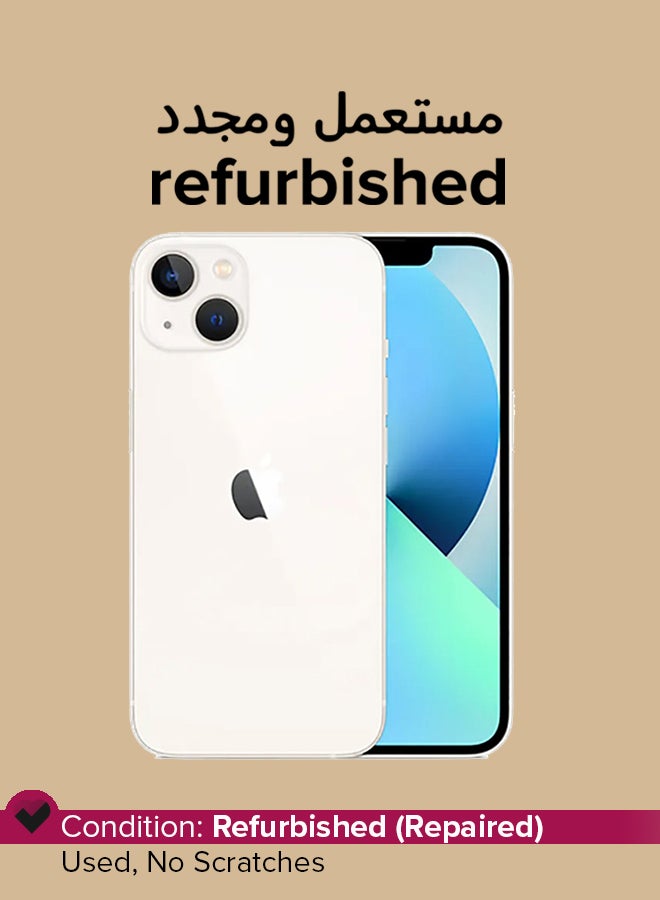 أبل Refurbished - iPhone 13 128GB Starlight 5G With Facetime  - Image 1