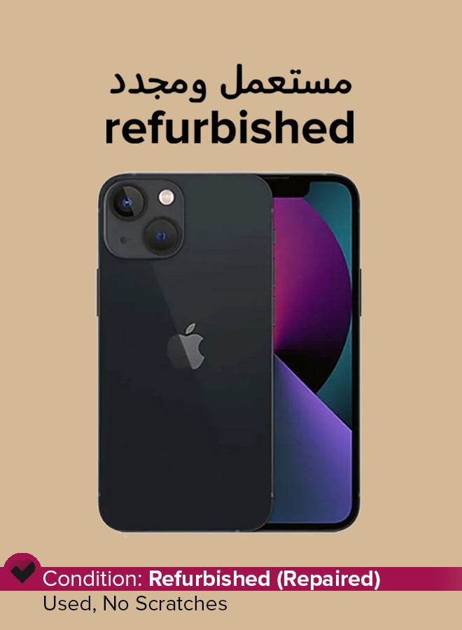 أبل Refurbished - iPhone 13 256GB Midnight 5G With Facetime  - Image 1