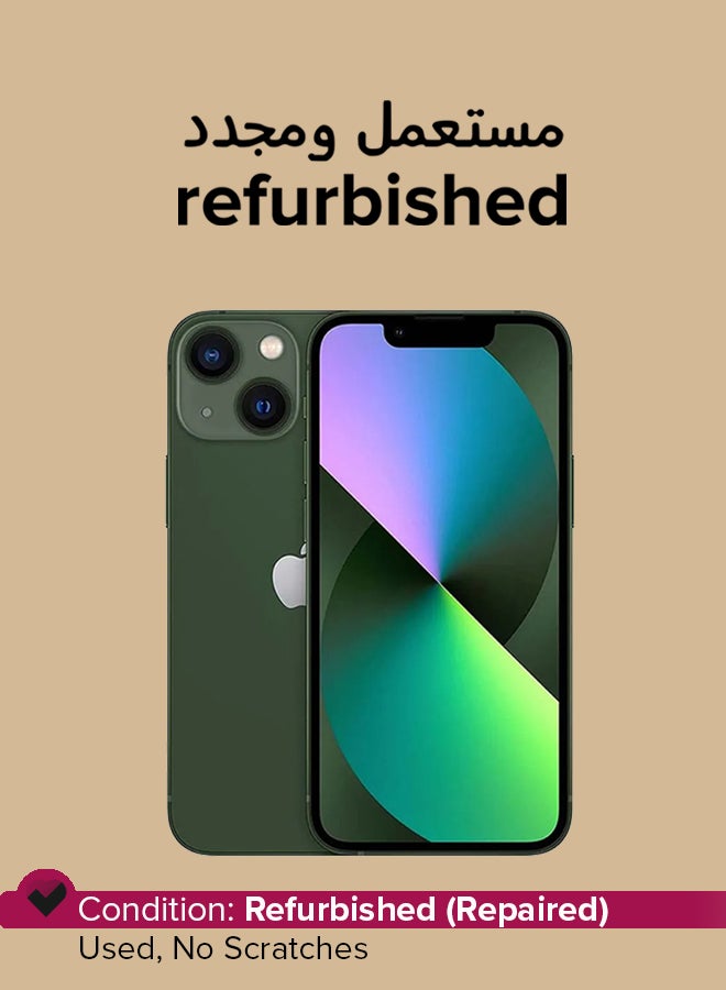 ابل  Refurbished - iPhone 13 Mini 256GB Green 5G With Facetime - Image 1