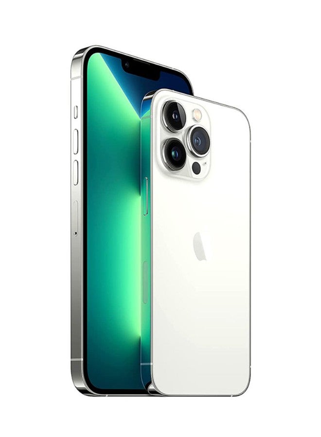 ابل  معاد تجديده - آيفون 13 برو 256 جيجابايت فضي 5G مع فيس تايم - Image 4