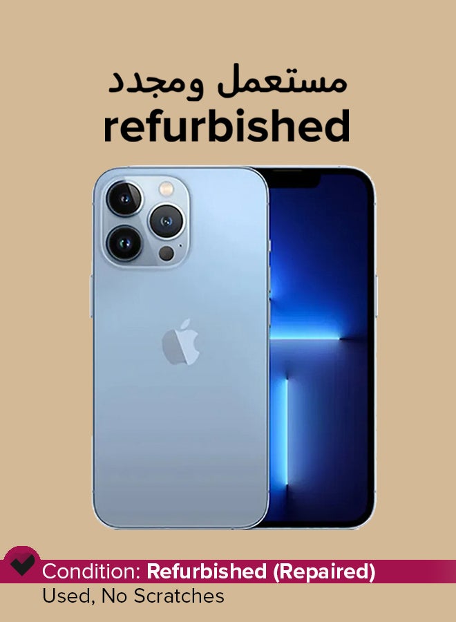 ابل  مجدد - آيفون 13 برو ماكس 128 جيجابايت سيرا زرقاء 5G مع فيس تايم - Image 1