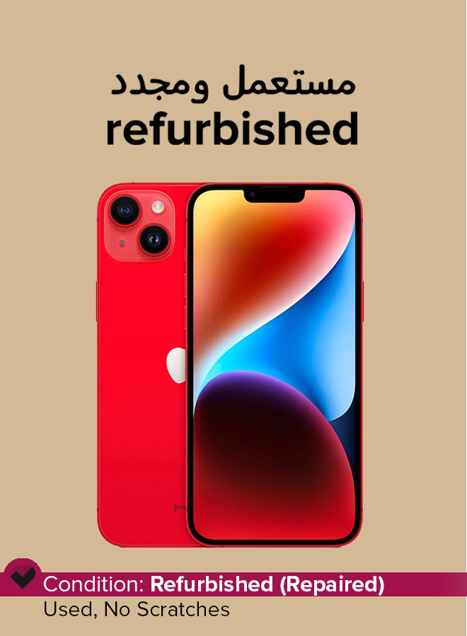 ابل  Refurbished - iPhone 14 128GB Red 5G With Facetime - Image 1