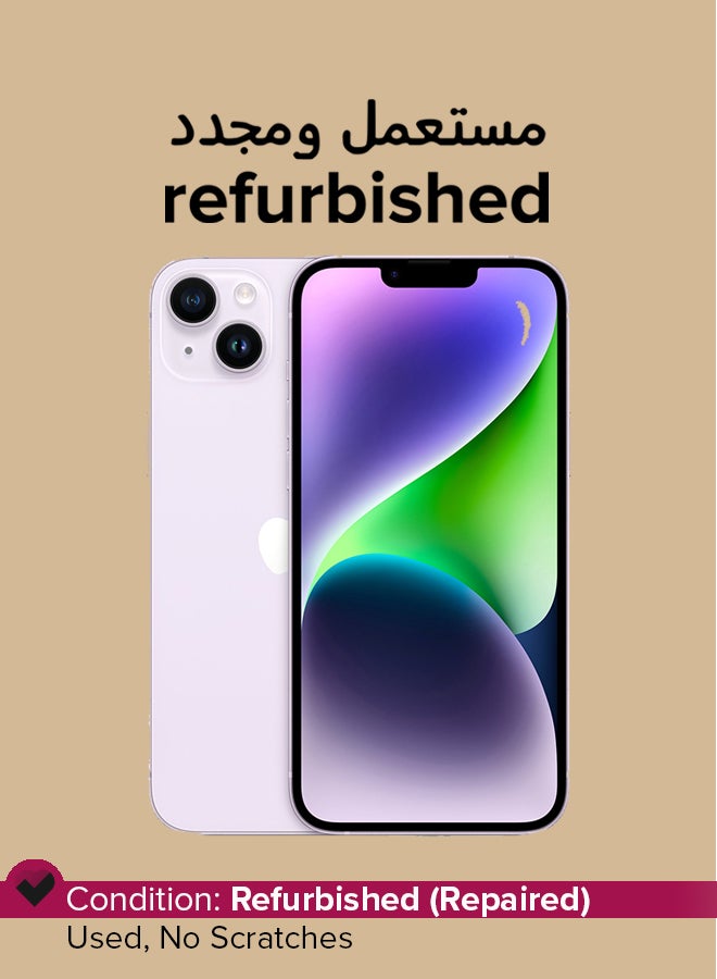 Apple Refurbished - iPhone 14 128GB Purple 5G With Facetime - Image 1