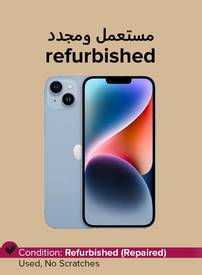 Apple Refurbished - iPhone 14 256GB Blue 5G With Facetime - Image 1