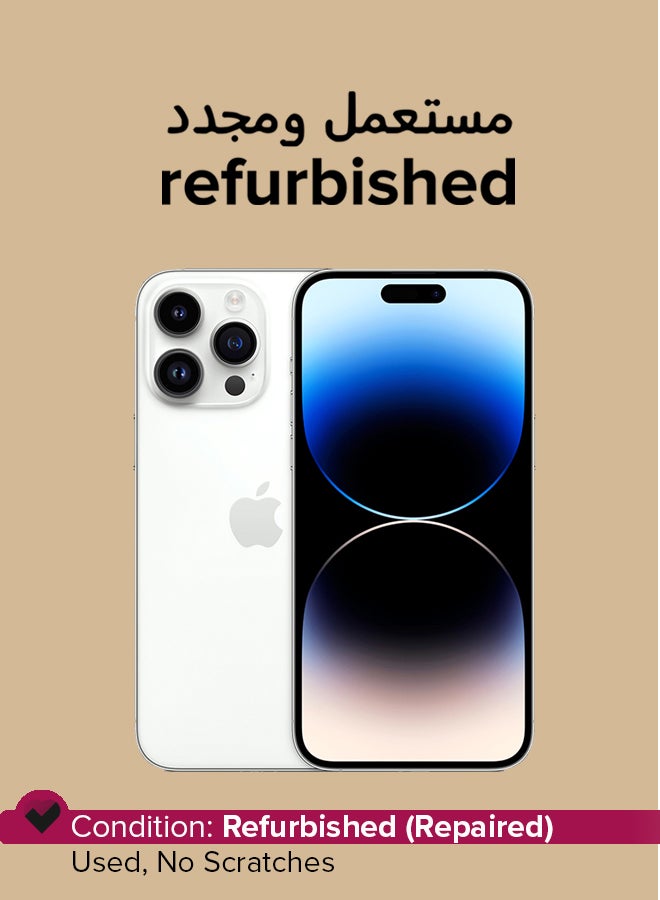 Apple Refurbished - iPhone 14 Pro Max 256GB Silver 5G With Facetime - International Version - Image 1