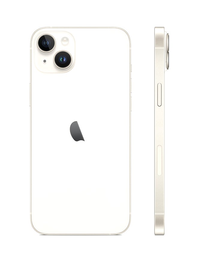 ابل  معاد تجديده - آيفون 14 بلس 128 جيجابايت ستارلايت 5G مع فيس تايم - Image 5