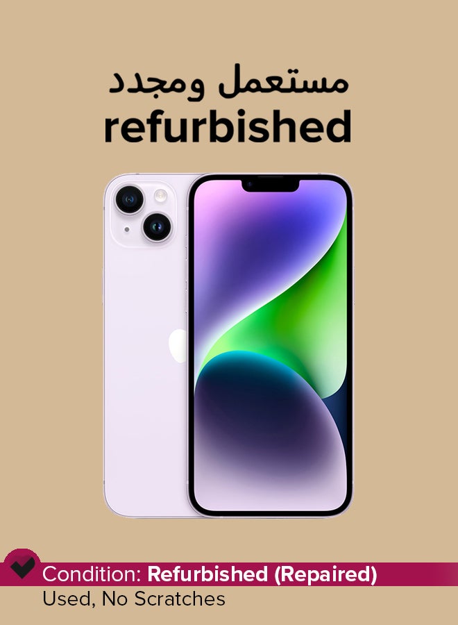 أبل Refurbished - iPhone 14 Plus 128GB Purple 5G With Facetime  - Image 1