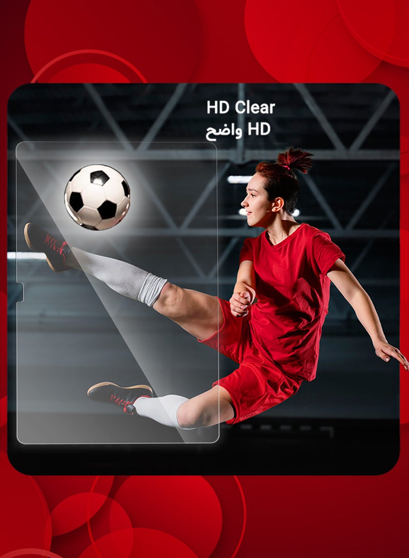 مارجون (for Samsung Galaxy S10 Ultra Tab) 3Packs Premium Screen Protector Full Coverage, Scratch-Resistant Anti Bubble Clear - Image 4