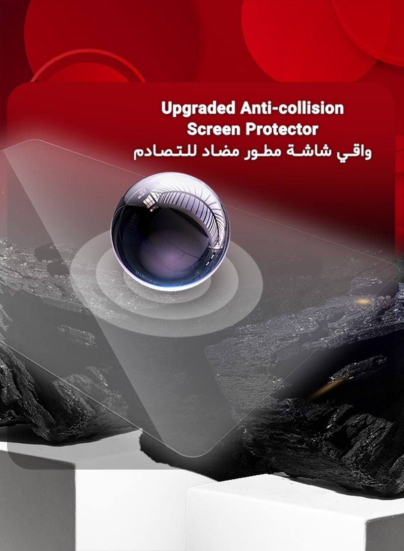 مارجون (for Samsung Galaxy S10 Ultra Tab) 3Packs Premium Screen Protector Full Coverage, Scratch-Resistant Anti Bubble Clear - Image 3