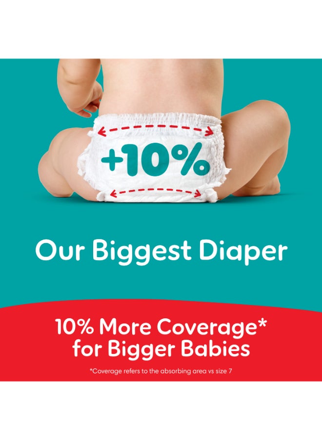 بامبرز سراويل حماية من الطفح الجلدي، حجم 8، 19+ كجم، عبوة قيمة، 26 قطعة - Image 2