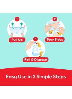 بامبرز Ultimate Comfort Pants Diapers, Size 4, 9-14kg, Super Saving Pack, 50 Count  - Image 2