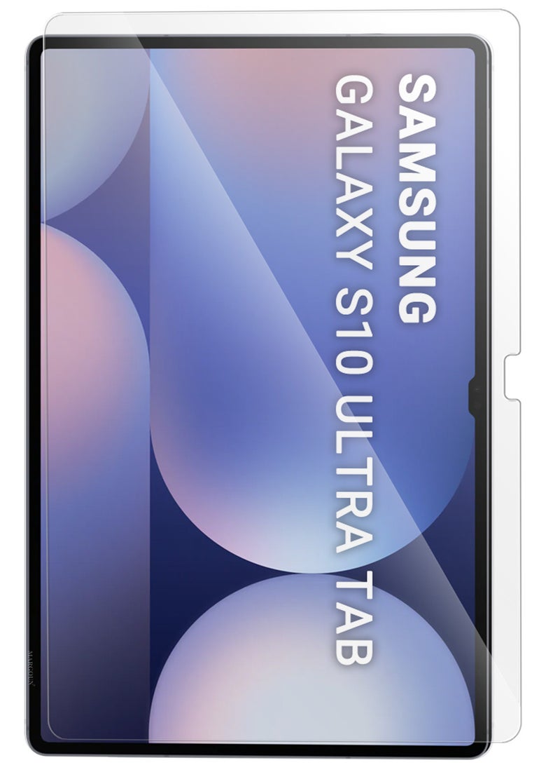 MARGOUN (for Samsung Galaxy S10 Ultra Tab) Premium Screen Protector Full Coverage, Scratch-Resistant Anti Bubble Clear - Image 1