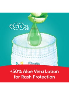 بامبرز Rash Protection Pants Diapers, Size 4, 9-14kg, Mega Pack, 52 Count  - Image 4