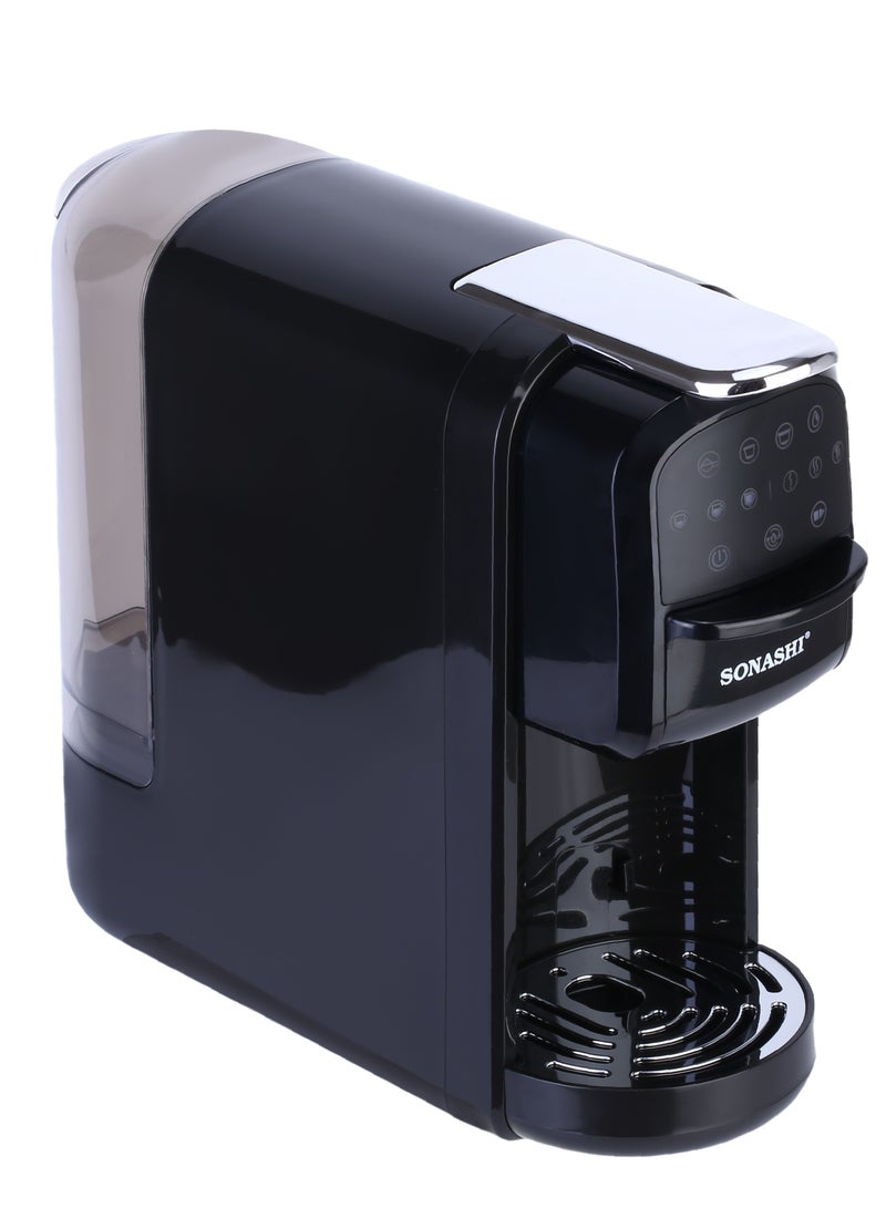 SONASHI - Buy 3 in 1 Multi Capsule Coffee Machine and Get  - Cake Pop Maker (12 Pcs) | Digital Touch Coffee Maker with Non-Stick Baking Cake Pop Maker | Nespresso/Dolce Gusto/Coffee Powder Coffee Machine 700 ml 1400 W SCM-4985 + SCPM-872 Black - Image 1