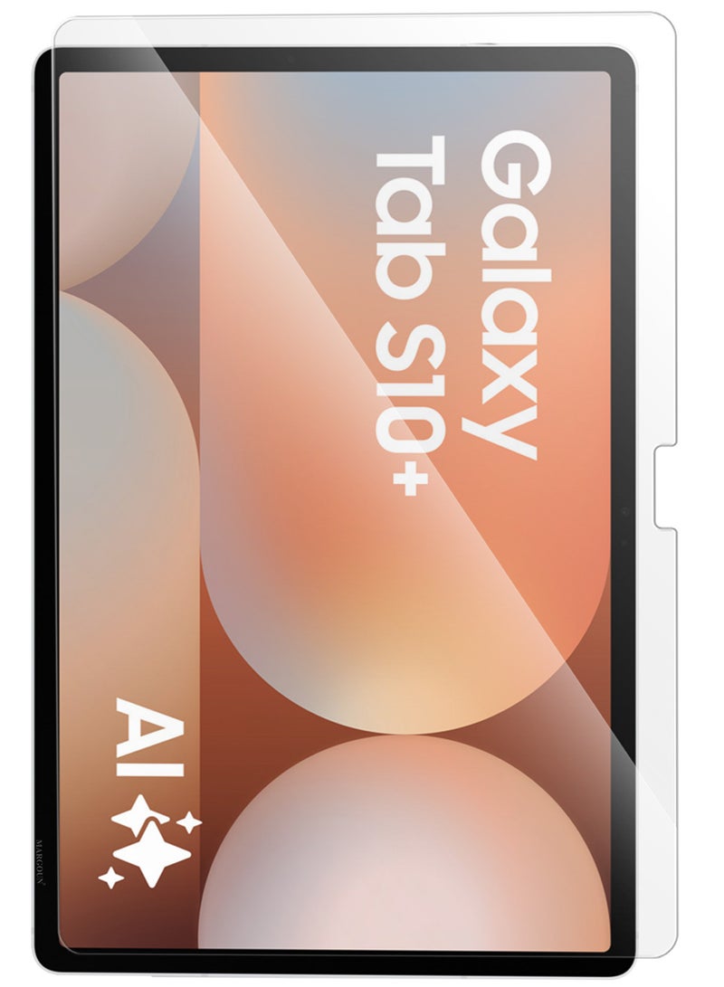 MARGOUN (for Samsung Galaxy S10 Plus Tab) Premium Screen Protector Full Coverage, Scratch-Resistant Anti Bubble Clear  - Image 1