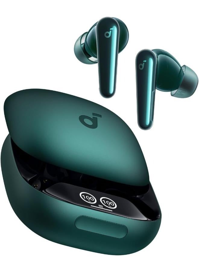 Soundcore - soundcore Liberty 4 Pro by Anker, Noise Cancelling Wireless Earbuds, 7-Sensor and Real-Time Adaptive Noise Cancelling, 2× Faster Charging, Studio-Level Hi-Fi Music, Clear Calls with 6 Mics and AI Green - Image 1