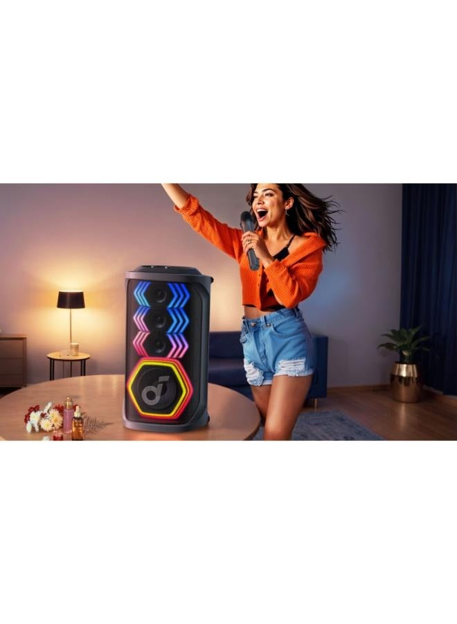 Soundcore - Rave 3 Party Speaker with Microphone New Black - Image 1