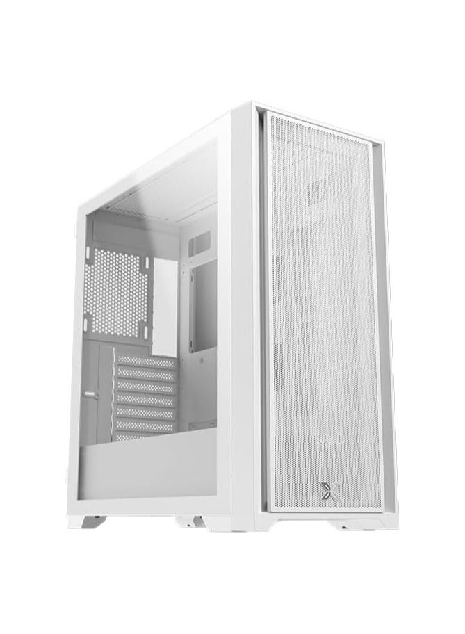 Xigmatek - Master X II Arctic Steel Tower Computer Case | White - Image 1