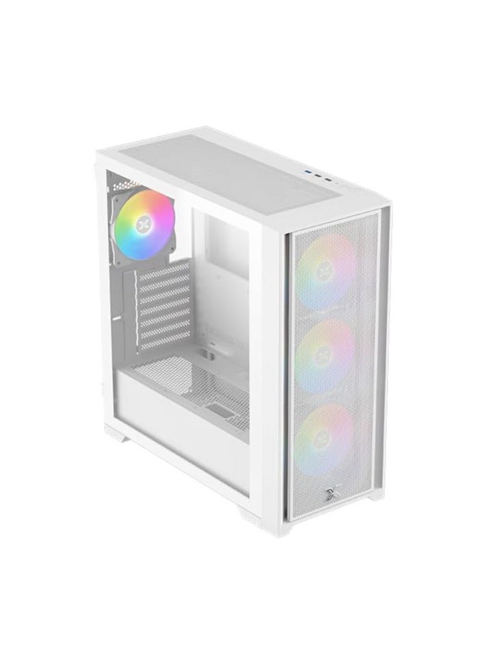 Xigmatek - Master X II Arctic Steel Tower Computer Case | White - Image 1