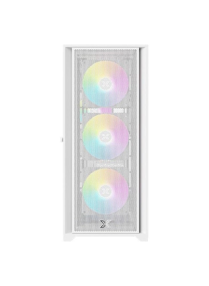 Xigmatek - Master X II Arctic Steel Tower Computer Case | White - Image 1