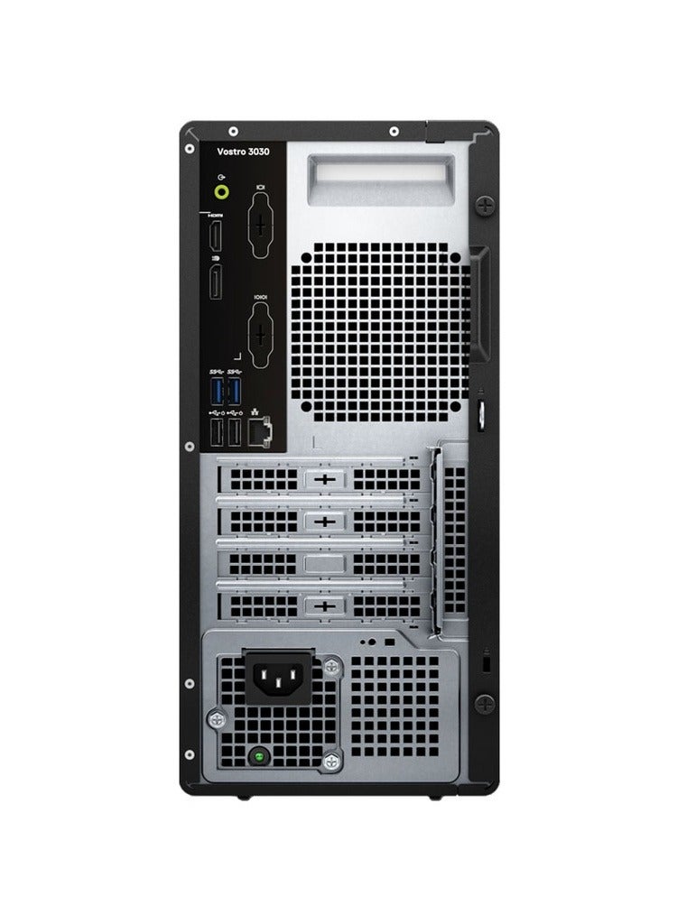 ديل - Vostro 3030 PC With Intel Core i7-12700 Processor/8GB RAM DDR5/512GB SSD/Intel UHD 730 Graphics/No DVD/Windows 11 Pro/ Black - Image 1