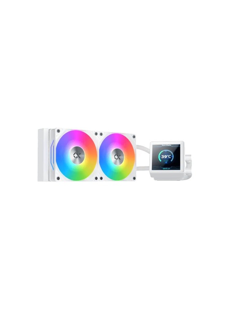 زيجماتيك Connect 240 Liquid CPU Cooler, Aluminum, for Intel/AMD, High Performance Thermal Paste - EN45264 | White  - Image 1