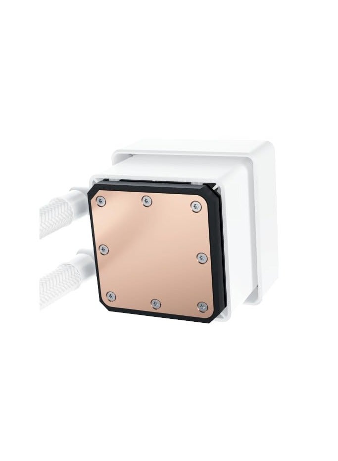 زيجماتيك Connect 240 Liquid CPU Cooler, Aluminum, for Intel/AMD, High Performance Thermal Paste - EN45264 | White  - Image 4