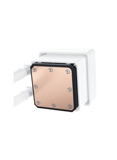 زيجماتيك Connect 360 Liquid Cooler for Desktop - White, 120x27x397mm, 2100 RPM, 240 CFM, 3.4" LCD Pump Head, Intel/AMD Support | White  - Image 4