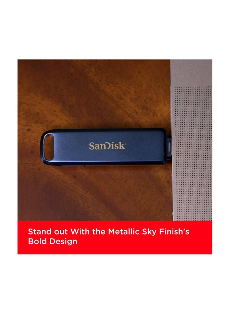 سانديسك 256GB Phone Drive, USB Flash Drive for iPhone/iPad, PC, Mac (2-in-1 iPhone Storage, Lightning & USB Type-C Connectors, Automatic Backup, Password Protect, Encryption) Metallic Sky 256 GB  - Image 5