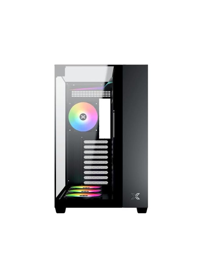 Aqua V Mid-Tower Steel Case, ATX, Micro ATX, Mini ITX | Black - pnsku/N70146728V/45/_/1738061427/2da8e6ce-889c-465e-9d7c-ee410a041a3c