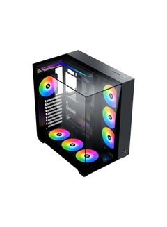 Aqua V Mid-Tower Steel Case, ATX, Micro ATX, Mini ITX | Black - pnsku/N70146728V/45/_/1738061439/be643f23-ccd4-4a70-8265-d0bbf041c65c