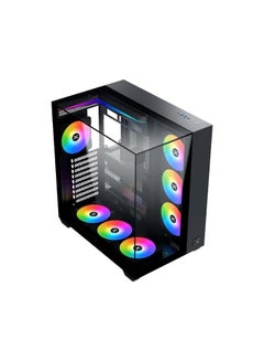 Xigmatek Aqua V Mid-Tower Steel Case, ATX, Micro ATX, Mini ITX | Black  - Image 3