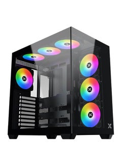Xigmatek Aqua V Air Steel Mid-Tower Gaming Case | Black  - Image 1