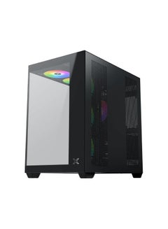 Xigmatek Aqua V Air Steel Mid-Tower Gaming Case | Black  - Image 4