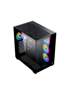 Xigmatek Aqua V Air Steel Mid-Tower Gaming Case | Black  - Image 2