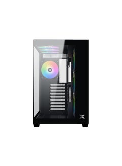 Xigmatek Aqua V Air Steel Mid-Tower Gaming Case | Black  - Image 3