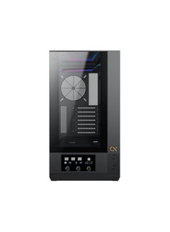 Xigmatek Vision EATX, U3x2 & Type C, 3PCS TG, 1PC G24A+7PCS G24A Reverse+ARGB LED Fan Control Panel | Black  - Image 4