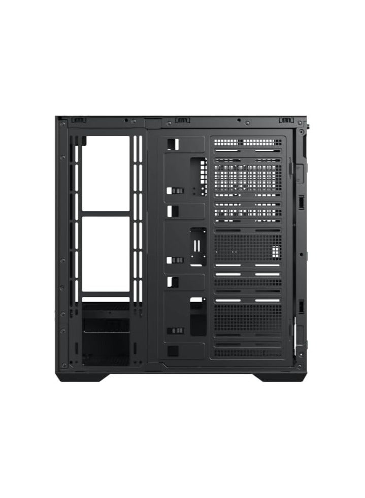 Xigmatek - Vision EATX, U3x2 & Type C, 3PCS TG, 1PC G24A+7PCS G24A Reverse+ARGB LED Fan Control Panel | Black - Image 1