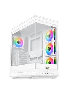 Xigmatek Meta Arctic Steel Tower , E-ATX, 3.5'' HDD Cage, 2.5'' SSD Case | White  - Image 1