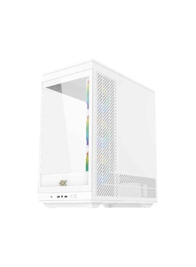 Xigmatek - Meta Arctic Steel Tower , E-ATX, 3.5'' HDD Cage, 2.5'' SSD Case | White - Image 1