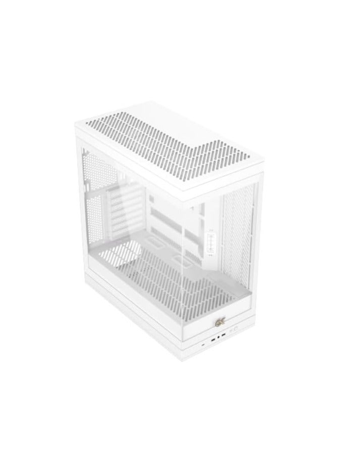 Xigmatek - Meta Arctic Steel Tower , E-ATX, 3.5'' HDD Cage, 2.5'' SSD Case | White - Image 1