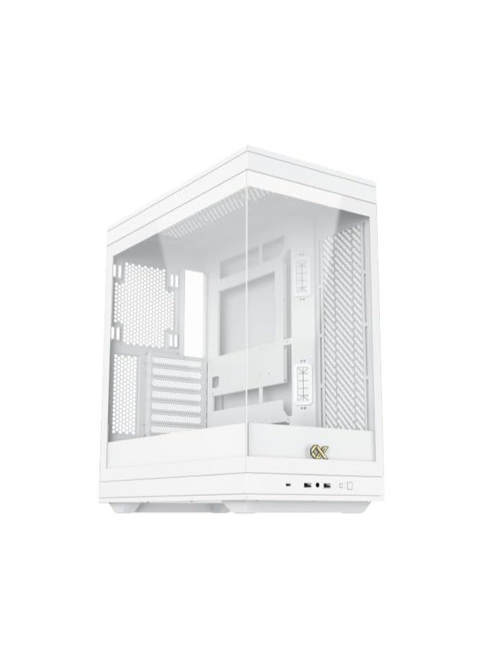 Xigmatek - Meta Arctic Steel Tower , E-ATX, 3.5'' HDD Cage, 2.5'' SSD Case | White - Image 1