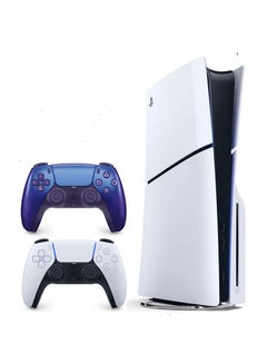 PlayStation 5 Slim Disc Console (KSA Version) With Extra Dualsense Wireless Controller - Chroma Indigo